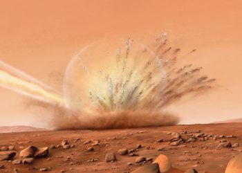 Mars’a çarpan meteorun açtığı krater şaşkınlık yarattı!